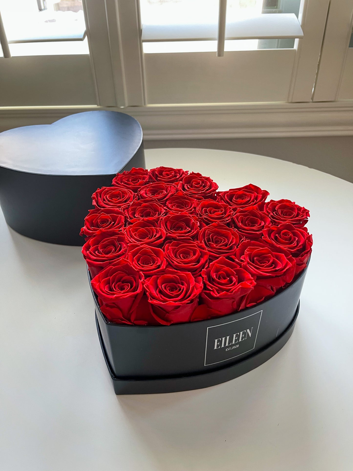 Boxed Forever Rose Heart