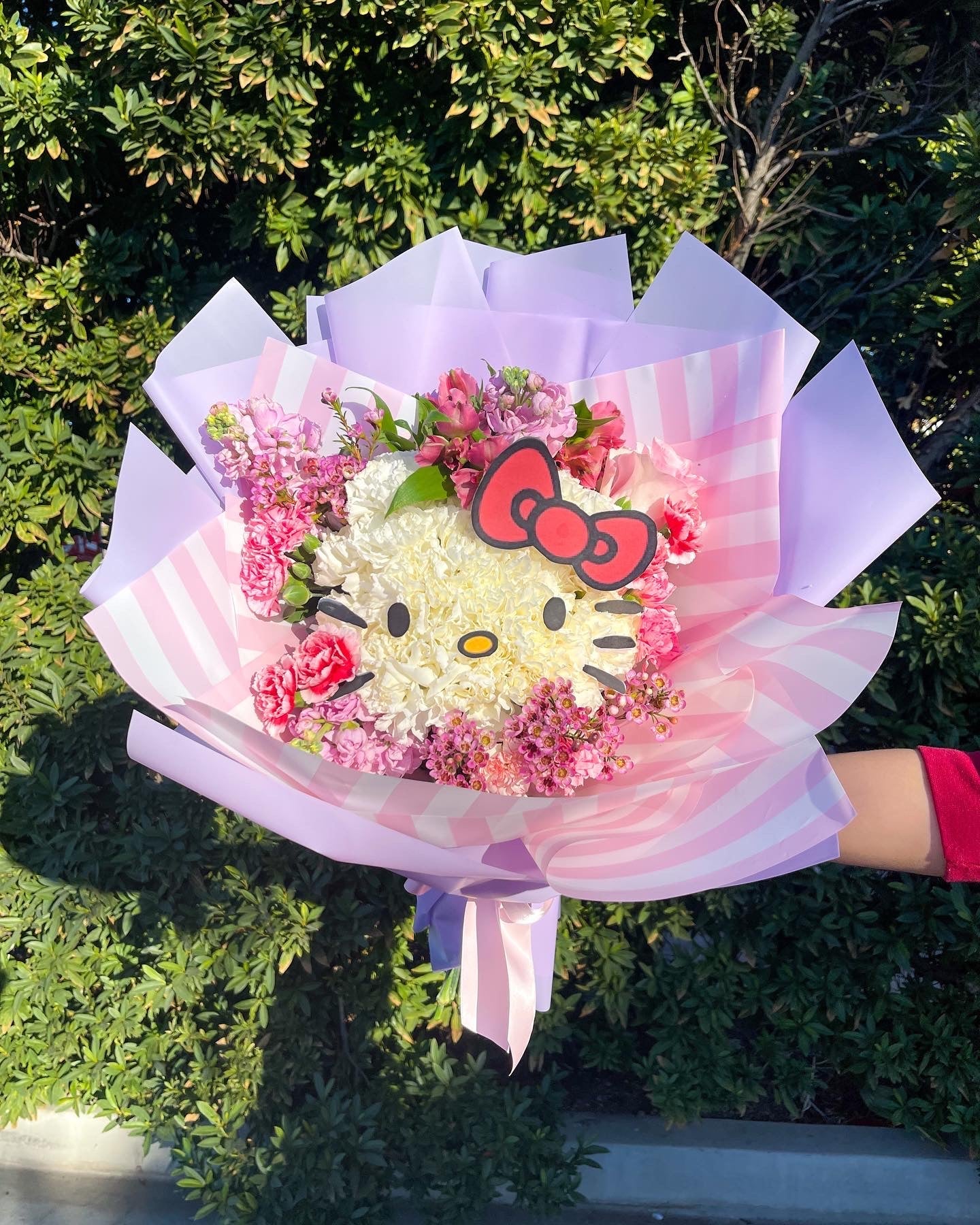 Hello Kitty Flower Arrangement Hello Kitty Bouquet 💐 #fyp #fypシ